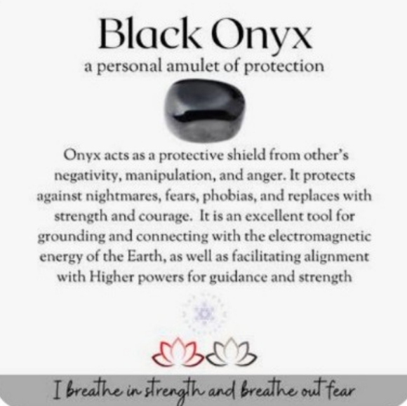 Star Galaxy Jasper, Black Onyx Gemstone Handmade Flower Pendant Necklace - Picture 4 of 4